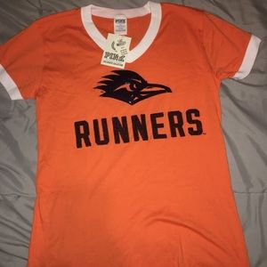 PINK UTSA bling shirt